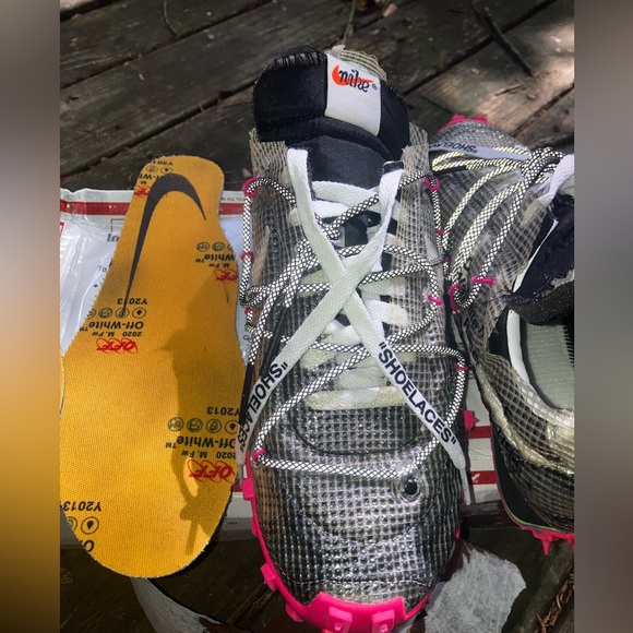 👟 NIKE x OFF-WHITE Racer “Fuchsia” 🌸🔥 Running Shoe 🚀 - Picture 6 of 8